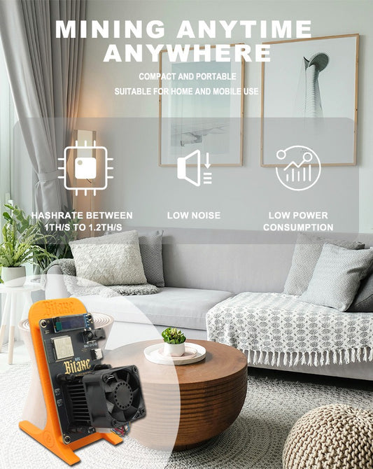 Bitaxe Gamma 601 BTC Solo Mining Rig CE Certified